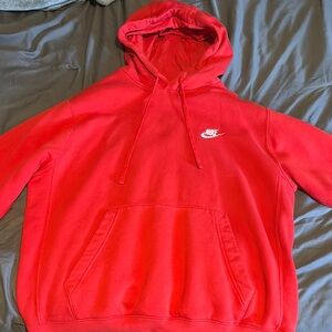 Nike Red Hoodie